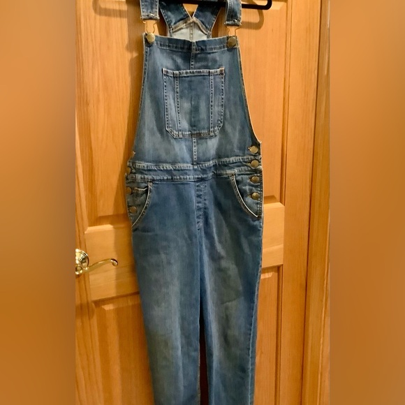 Organic Cotton Denim Overalls Baukjen Made in Portugal Women’s Size 6 - Picture 5 of 12